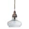 Hello Honey® 16" Glass & Mango Wood Pendant Light